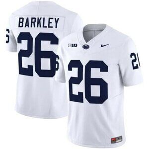 Mens Youths  Saquon Barkley Stitched White Vapor Jersey